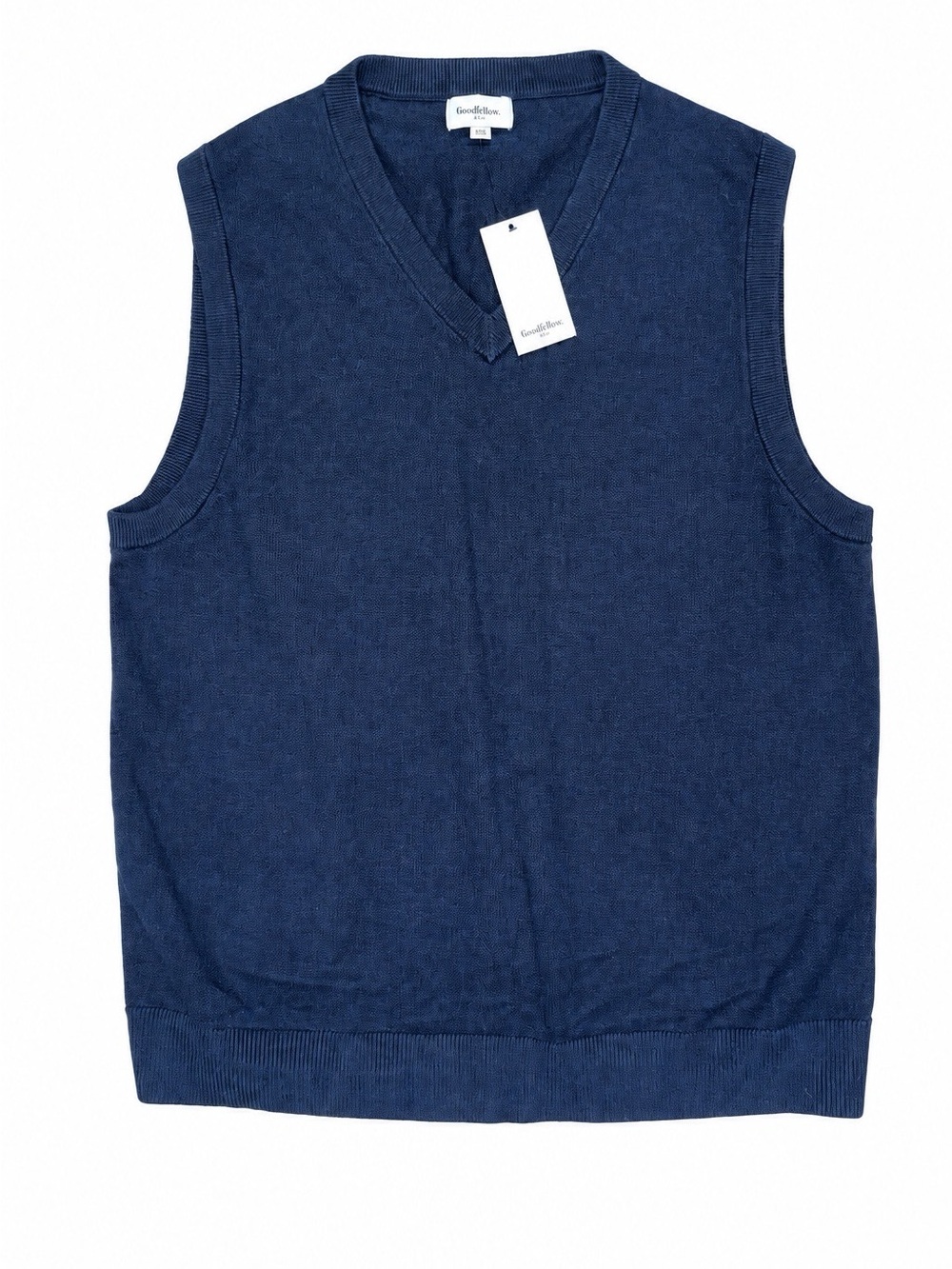 Goodfellow & Co Sleeveless V-Neck Knit Tank - Navy Blue